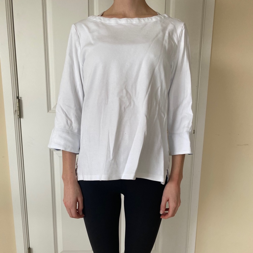 White Nautica Shirt Sz Large